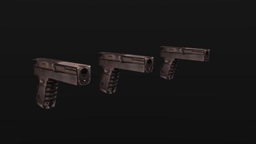 Low Poly Gun