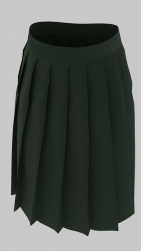 Pleated skirt
