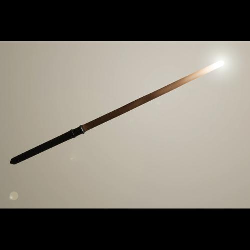Draco Malfoy's Wand (textured and lumos spell animated)