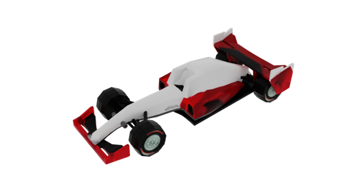 low poly car