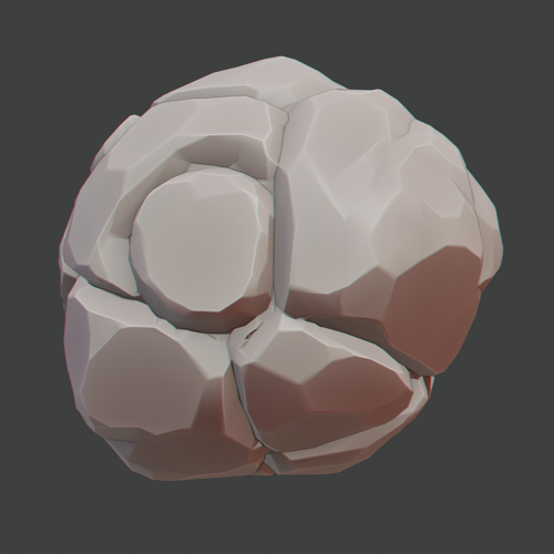Procedural Stylized Rock 4Free - Blender 2.92