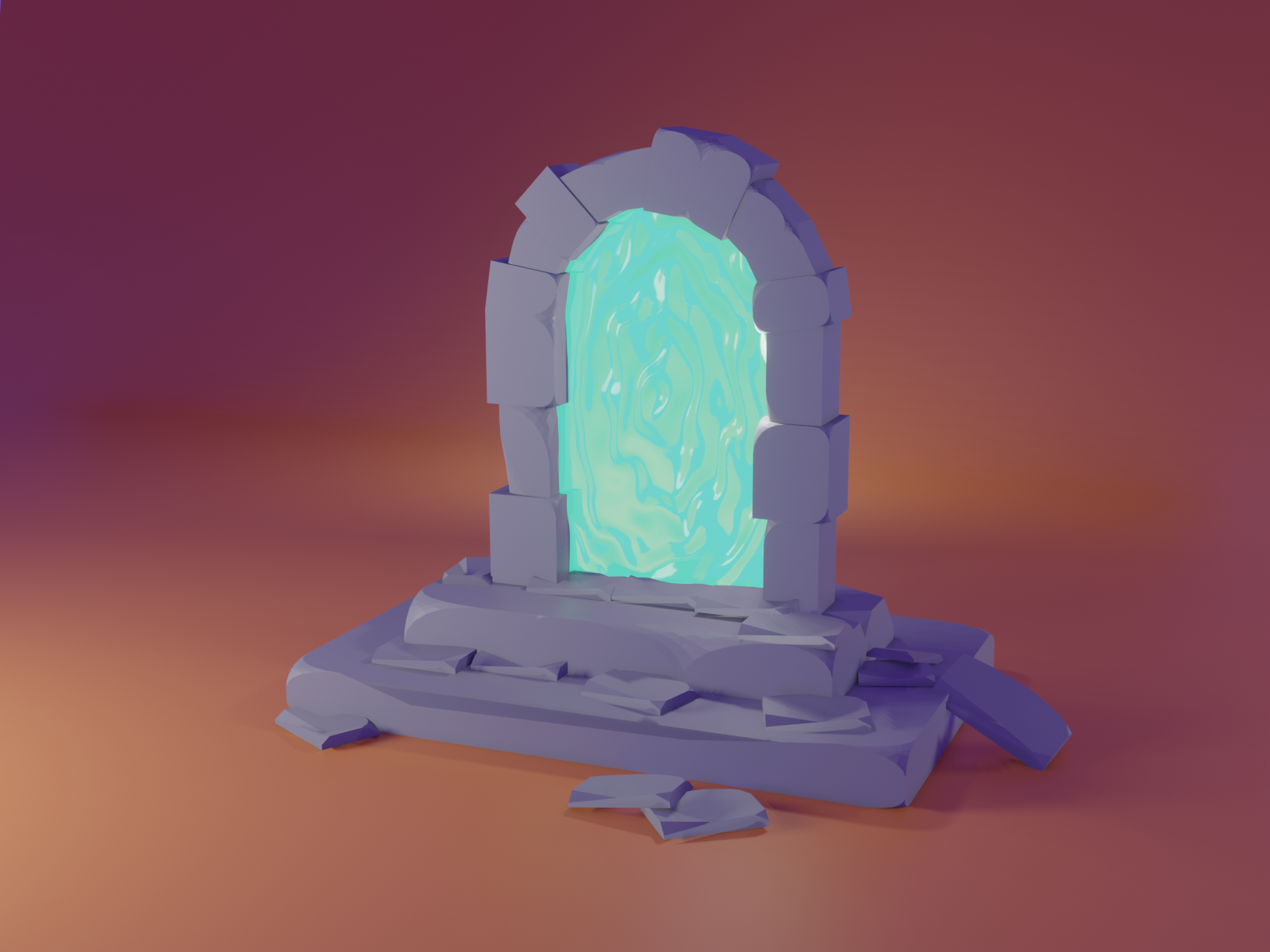 Low Poly PORTAL