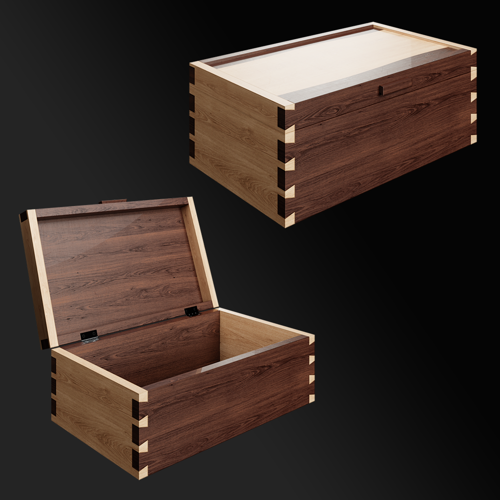 Wooden Dovetail Box