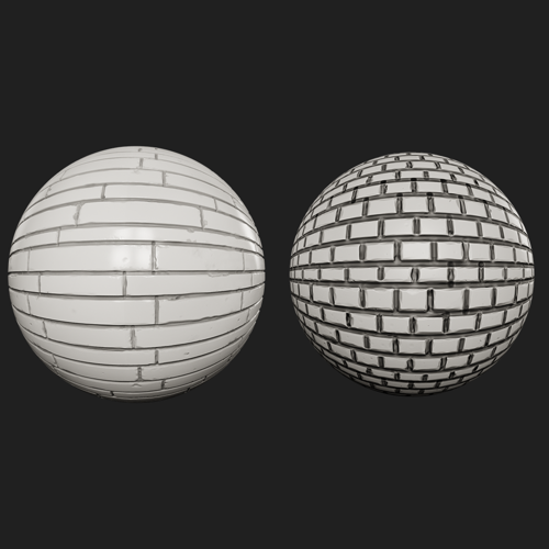 Two Brick Wall Materials