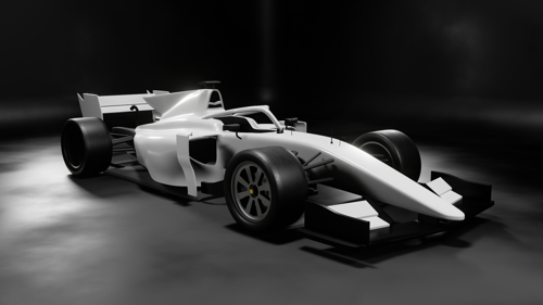 Formula 2 Car (High Poly)