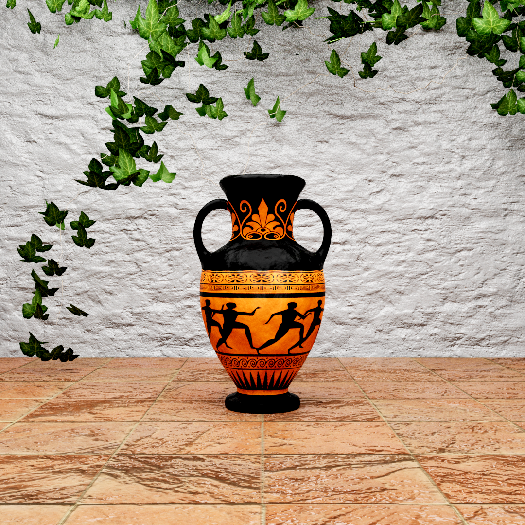 Greek Vase on Patio