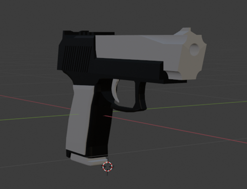 Low Poly Modified Desert Eagle