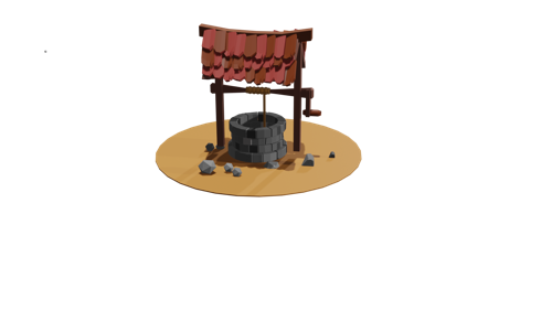Low poly Well