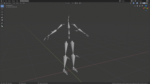 Inverse Kinematics Human Rig