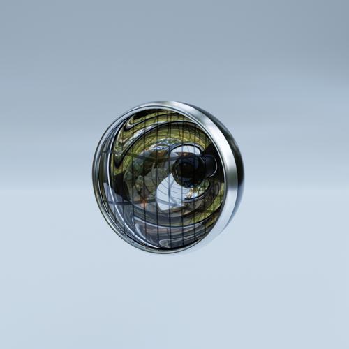 Old fashioned car Headlight