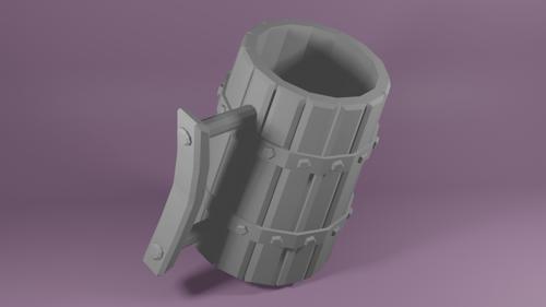 Low Poly Tankard No Texture