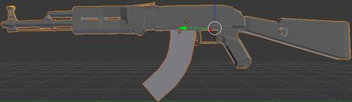 My First Blender Model | AK-47