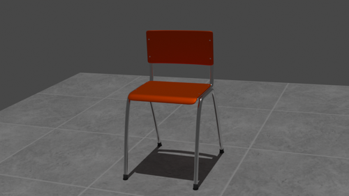school plastic chair