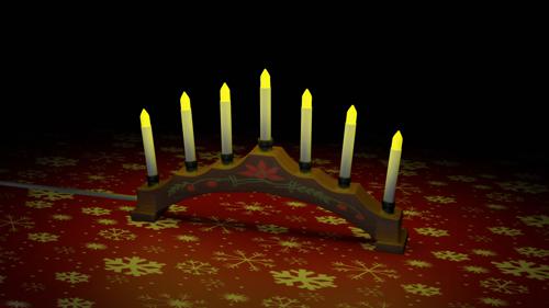 Advent candlestick anno 1934