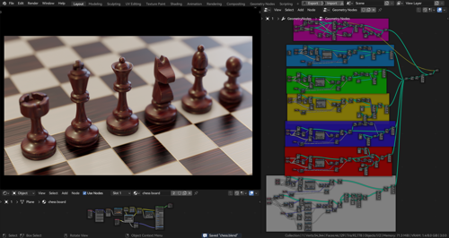 Chess [Geometry nodes]