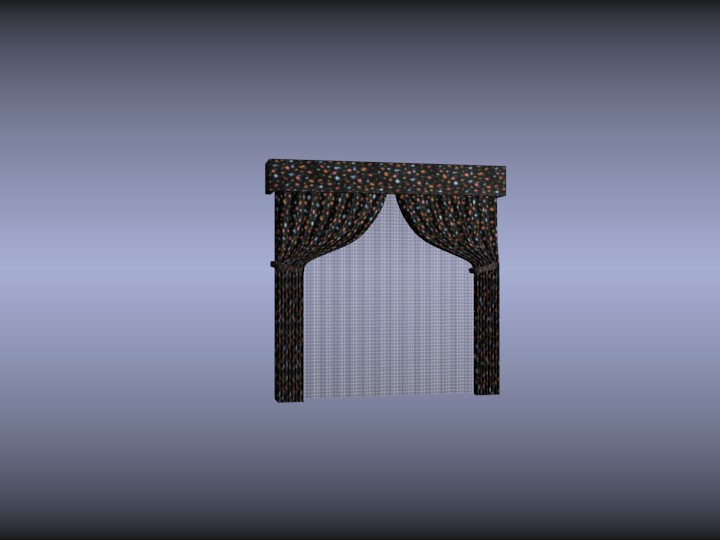 Vintage Swag Curtains