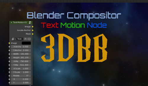 Compositor Node 3dbb Text-Motion-01