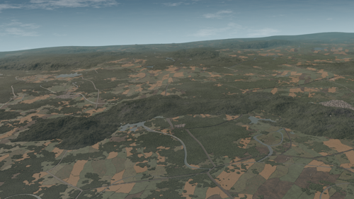 Infinite procedural terrain