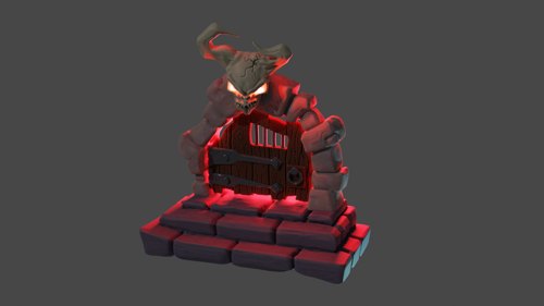 Nate's twist on Grant Abbit's Dungeon Door tutorial