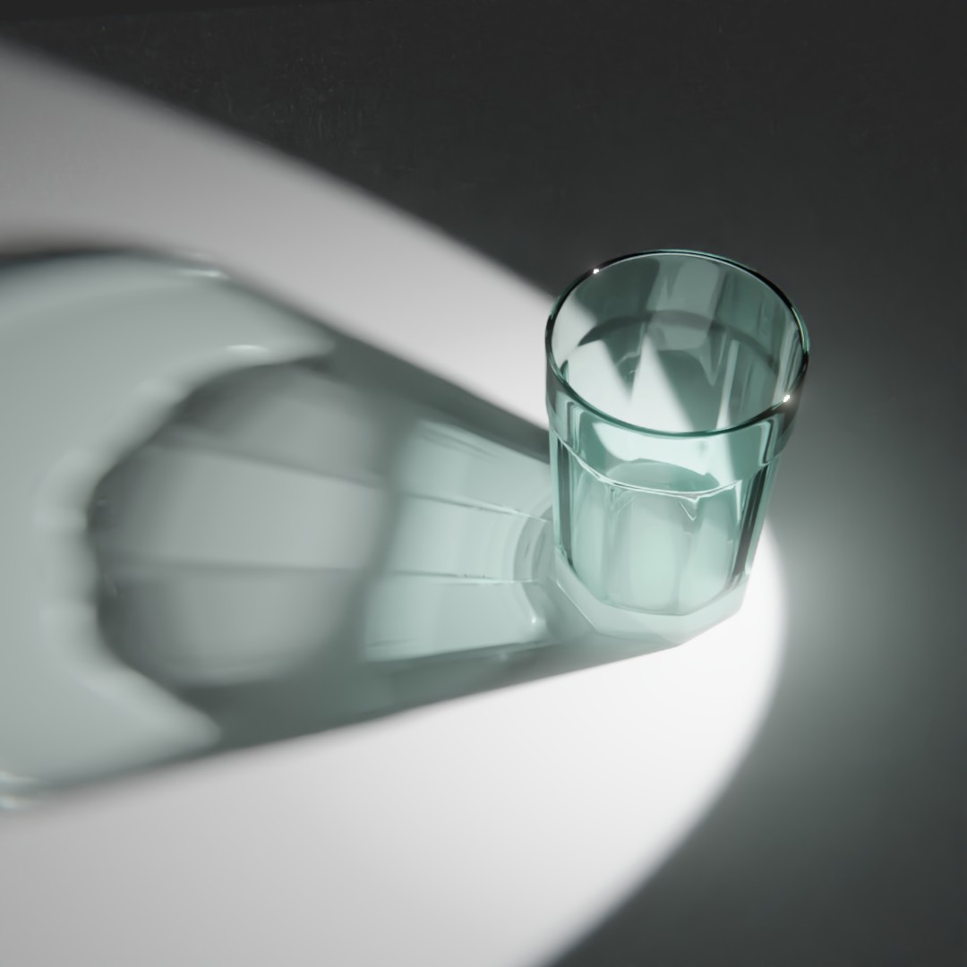 8 Sided Drinking Glass