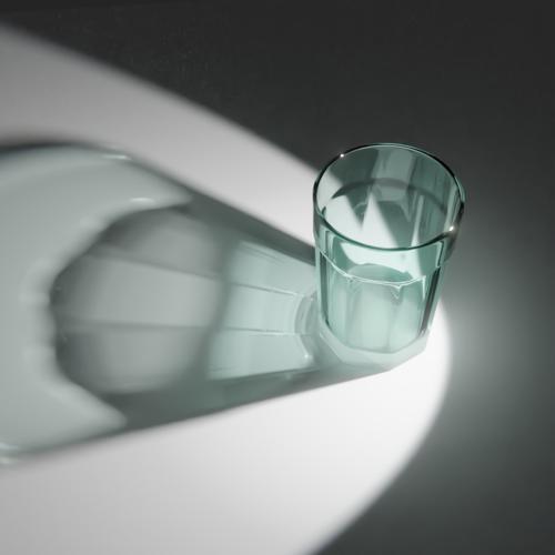 8 Sided Drinking Glass