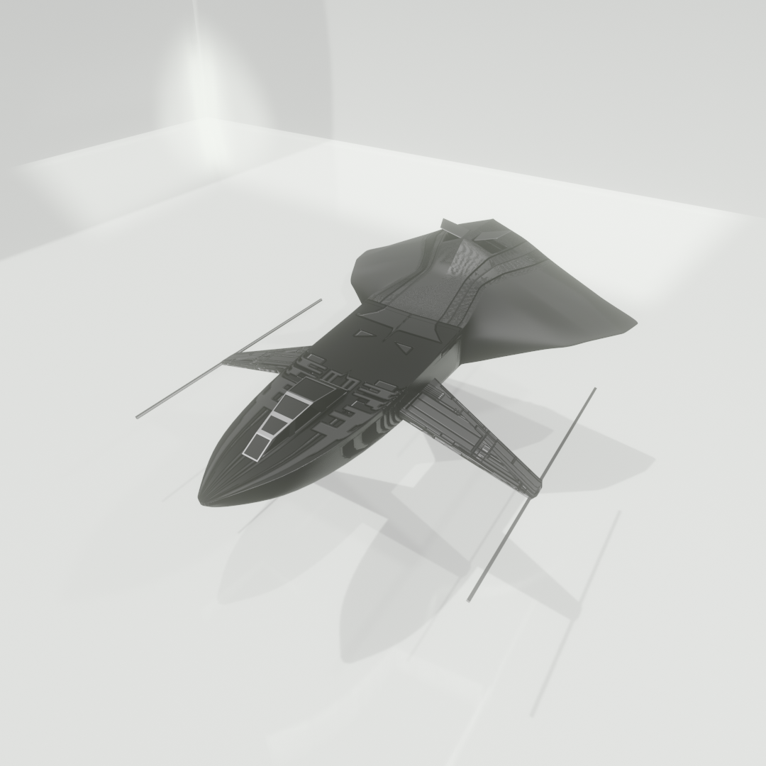 spaceship warp scene