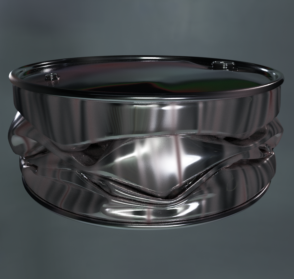 55 gallon drum crush animation