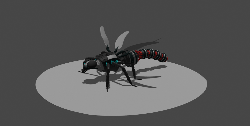 Dragonfly rig with animation