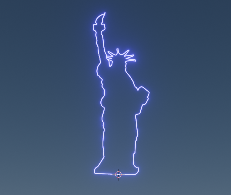 Neon Statue of Liberty