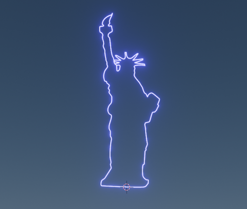 Neon Statue of Liberty