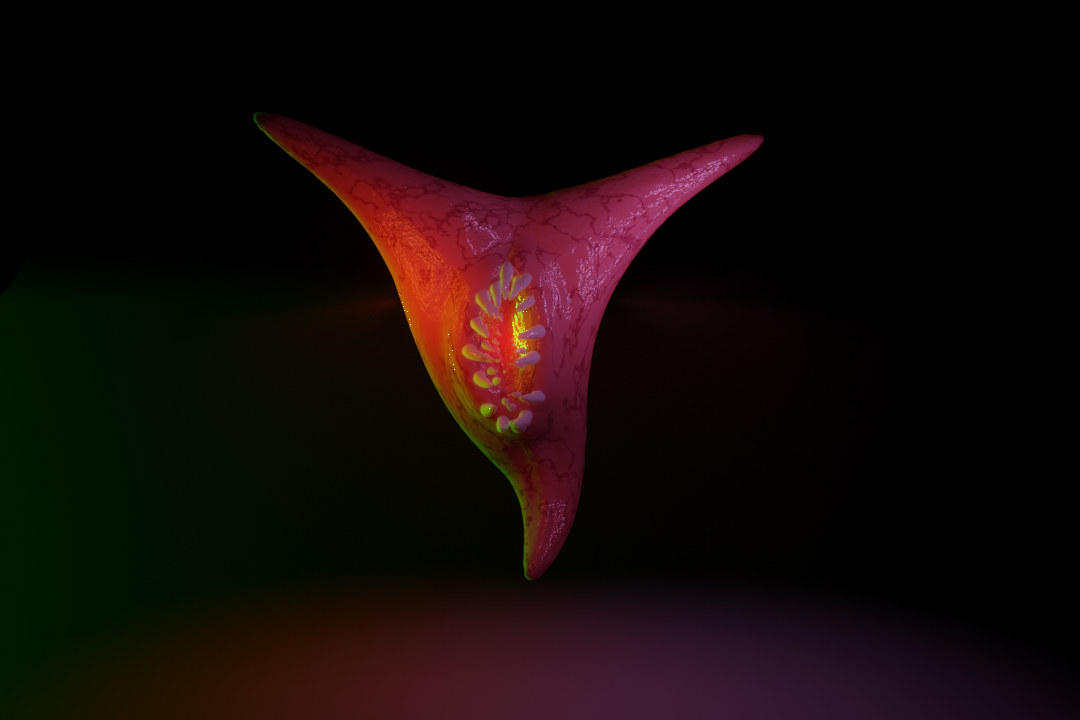 Rigged and textured alien/monster