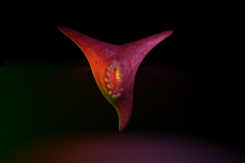 Rigged and textured alien/monster