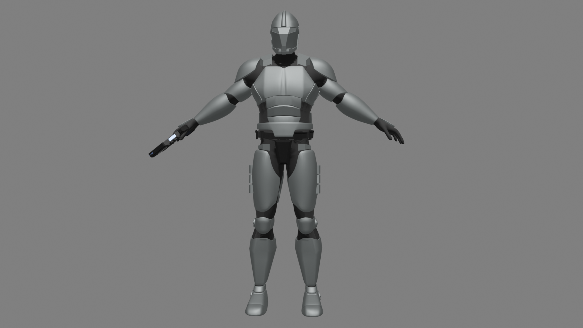 Rigged Sci-Fi Soldier | Animation-Ready