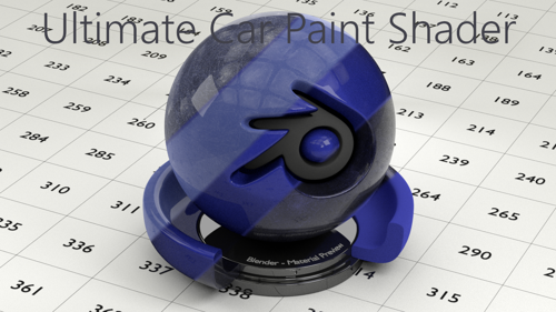Ultimate Car Paint Shader