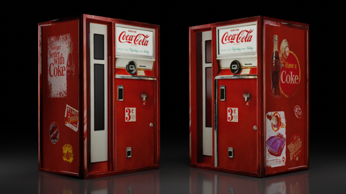Vintage Coke Vending Machine