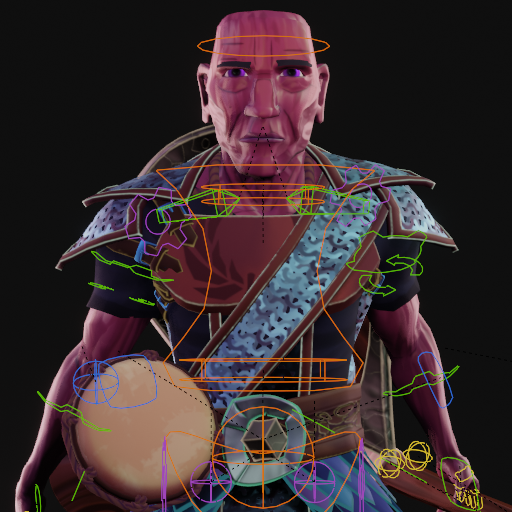 Bao - game ready animation rig.