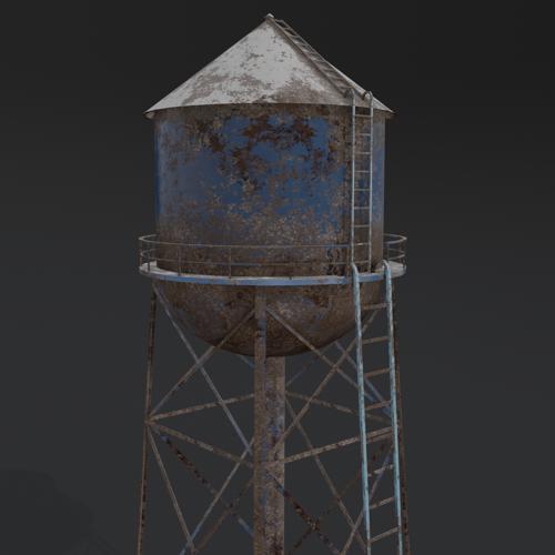Abandoend water tower PBR