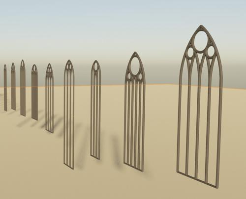 Gothic windows