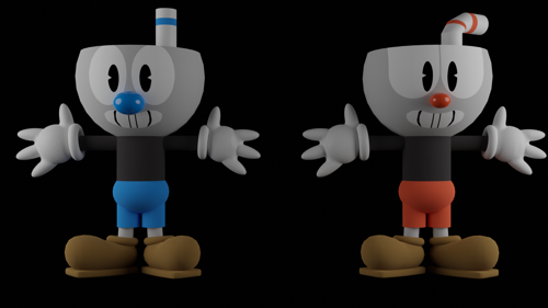 Cuphead + Mugman