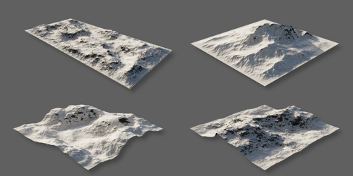 Mountain/Terrain Asset Library