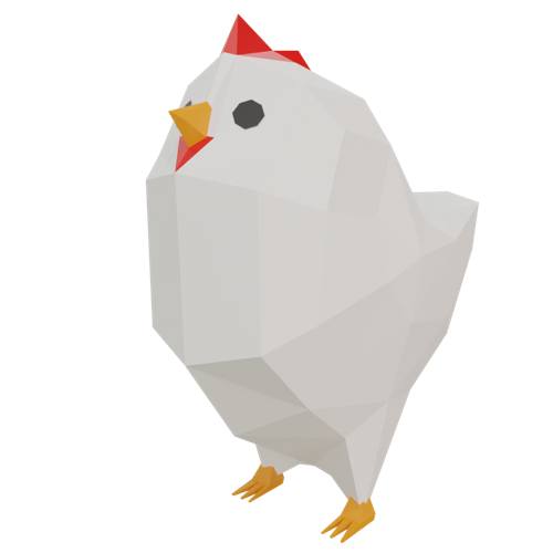 Low Poly Chicken