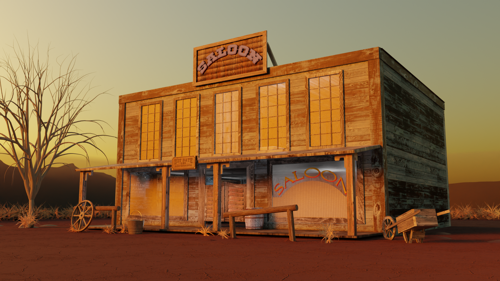 Old Western Saloon