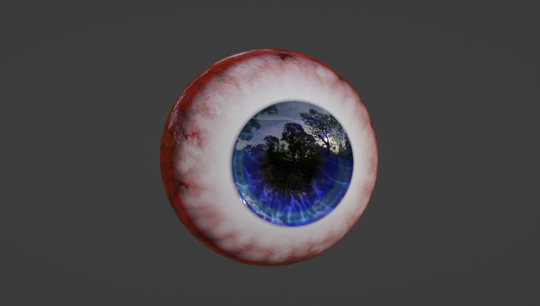 Eye Ball with procedural textures