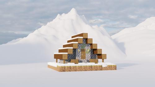 Minecraft Snow house 2022