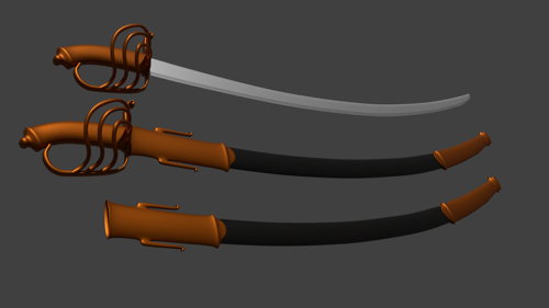 19th century cavalry saber