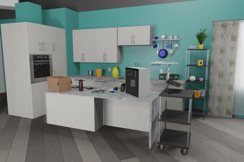 LinusTechTips Studio Kitchen