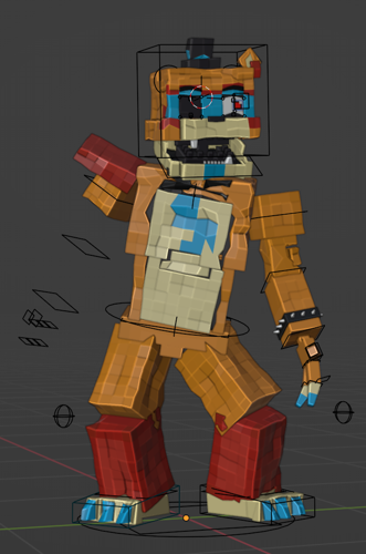 Damaged Glamrock Freddy rig