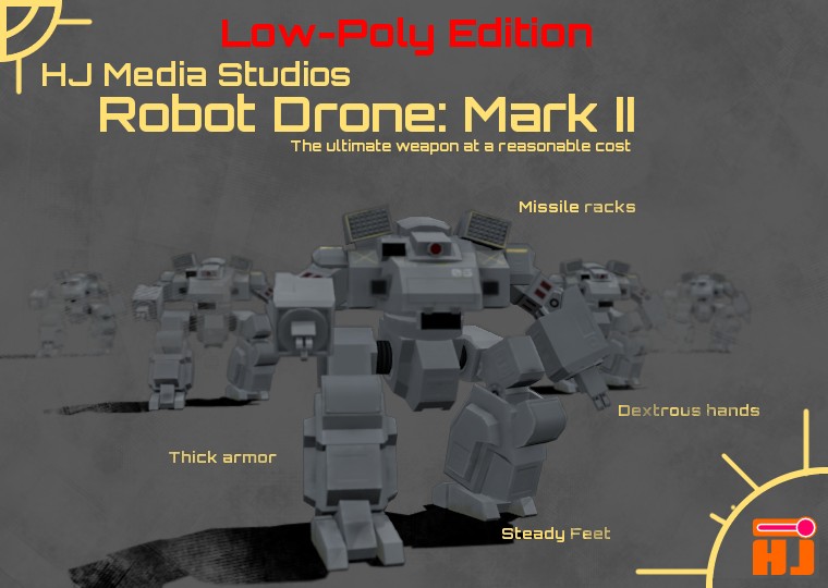 Robot Drone (Lowpoly Edition)