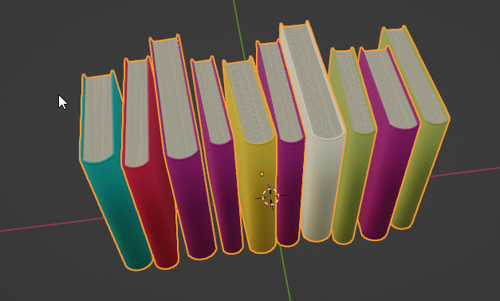 Generated Books (Geometry Nodes)