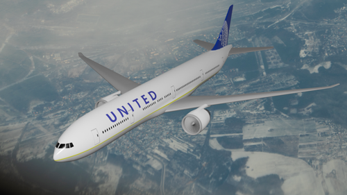 United Airlines Boeing 777